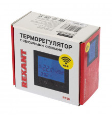 Терморегулятор с сенсорными кнопками R150 Wi-Fi черн. Rexant 51-0591