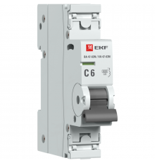 Выключатель автоматический модульный 1п C 6А 6кА ВА 47-63N PROxima EKF M636106C