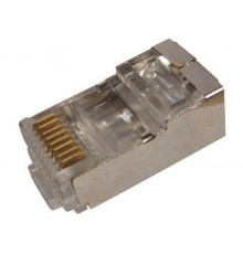 Джек компьютерный RJ45 (8P8C) кат.5E с экраном (уп.100шт) Rexant 05-1023