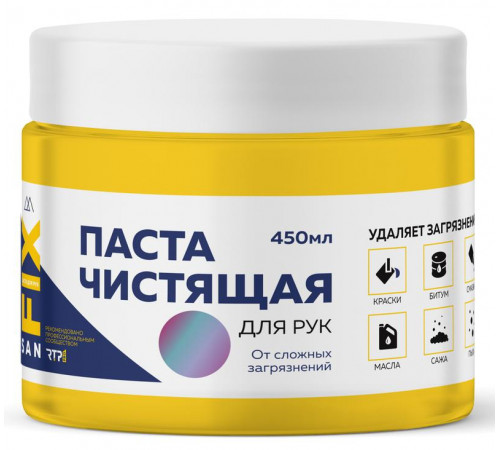 Паста чистящая для рук 450мл SANFIX RTP 40718