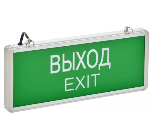 Светильник светодиодный ССА 1001 "ВЫХОД-EXIT" 3Вт аварийный односторонний IEK LSSA0-1001-003-K03