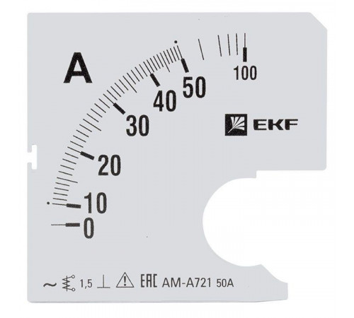 Шкала сменная для A721 50/5А-1.5 PROxima EKF s-a721-50