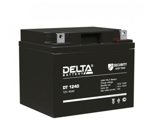 Аккумулятор ОПС 12В 40А.ч Delta DT 1240