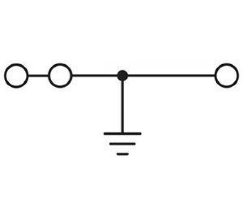 Клемма проходная заземления STS 4-TWIN-PE Phoenix Contact 3031678