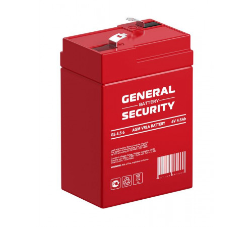 Аккумулятор 6В 4.5А.ч General Security GS4.5-6