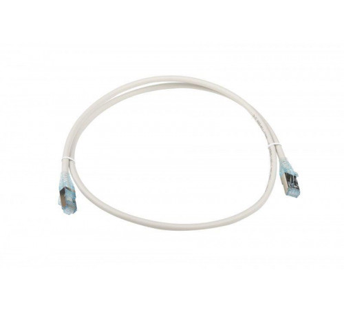 Патч-корд PC-LPM-STP-RJ45-RJ45-C6-1M-LSZH-GY F/UTP экран. кат.6 LSZH 1м сер. Hyperline 42373