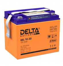 Аккумулятор GEL 12В 33А.ч Delta GEL 12-33