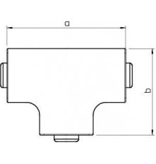 Крышка T-образ. секции кабель-канала 25х40мм ПВХ WDK HT25040CW крем. OBO 6161952