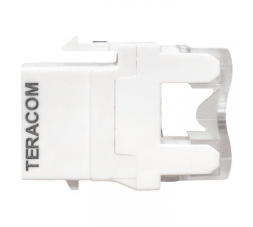 Модуль Keystone RJ45 кат.6 неэкранир. 110 IDC 180град. бел. TERACOM PRO EKF TRP-KSTN-180D-6UTP-WH